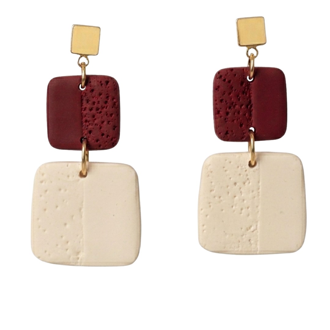 Cream + Garnet