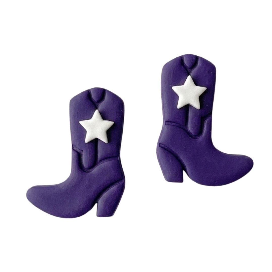 Purple and White