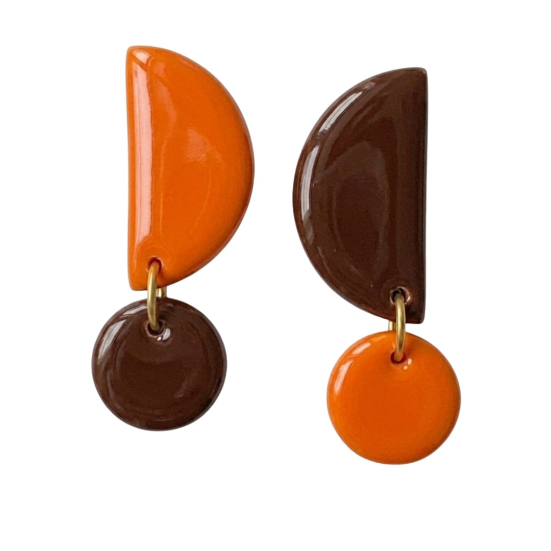 Orange + Brown