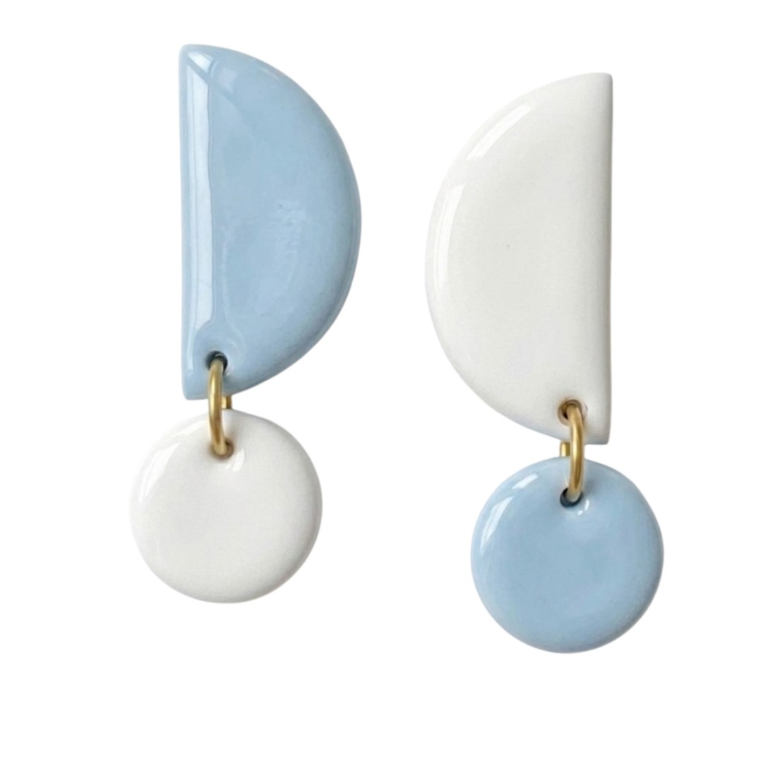 Sweet Tree Mae, handcrafted polymer clay earrings