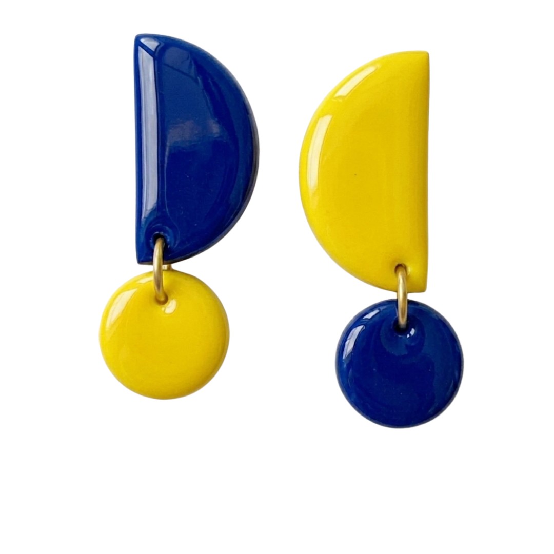 Royal Blue + Yellow