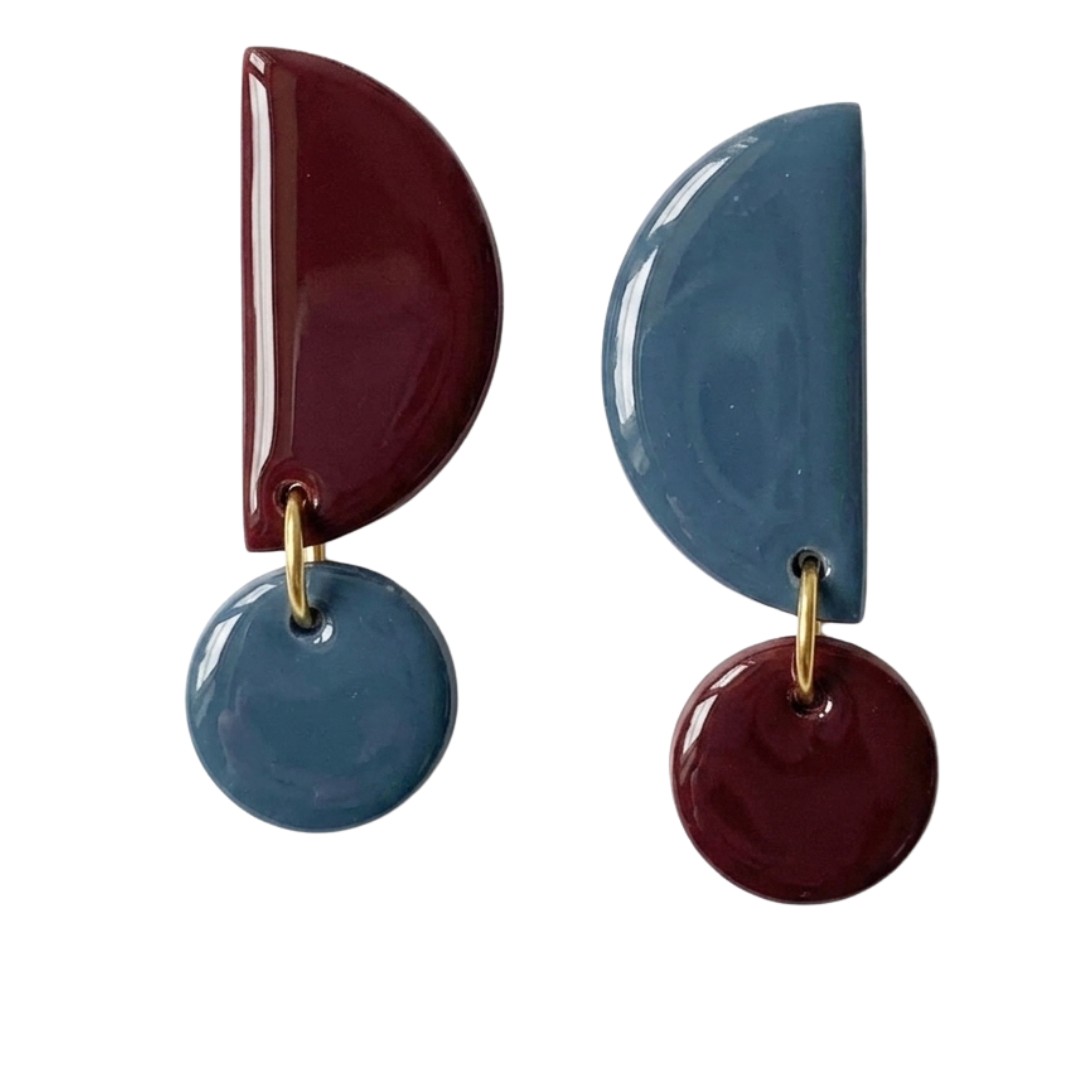 Bluestone + Maroon