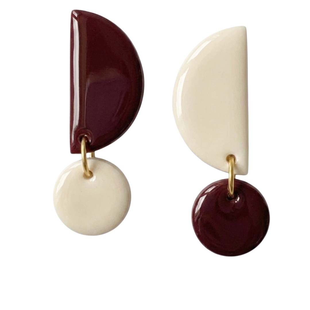 Cream + Garnet
