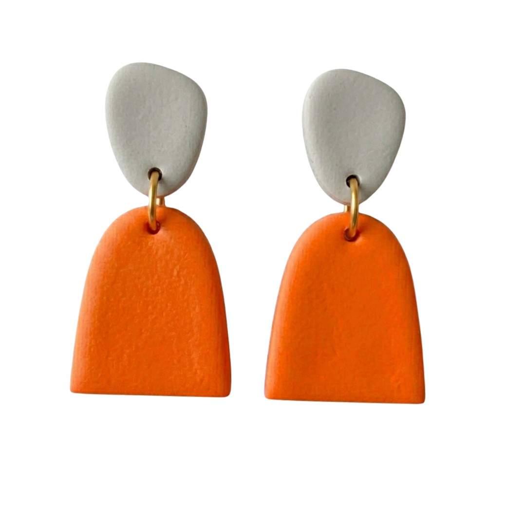 Grey + Orange