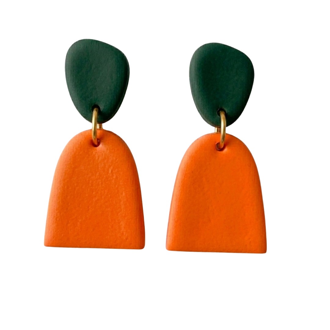 Sweet Tree Mica, handcrafted polymer clay earrings