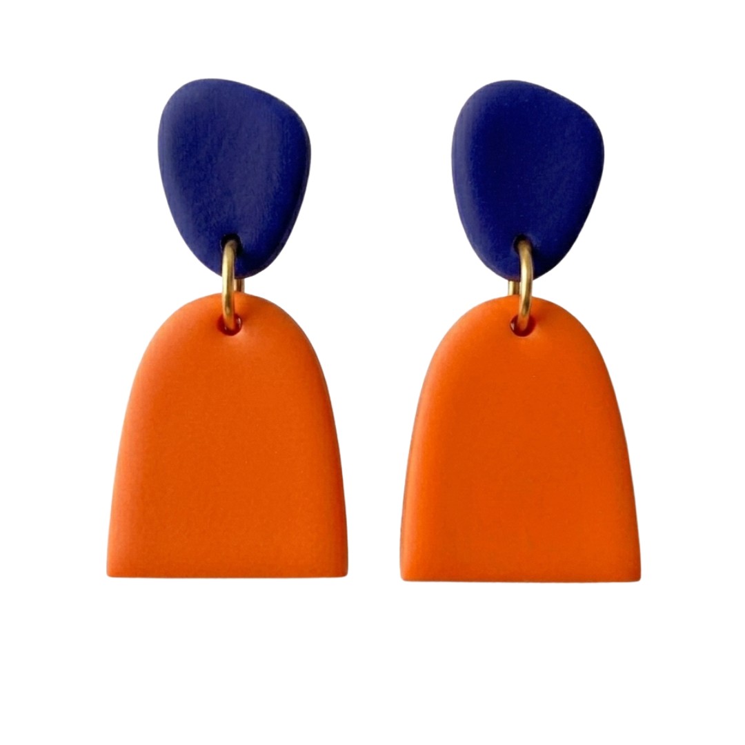 Ultramarine Blue + Orange