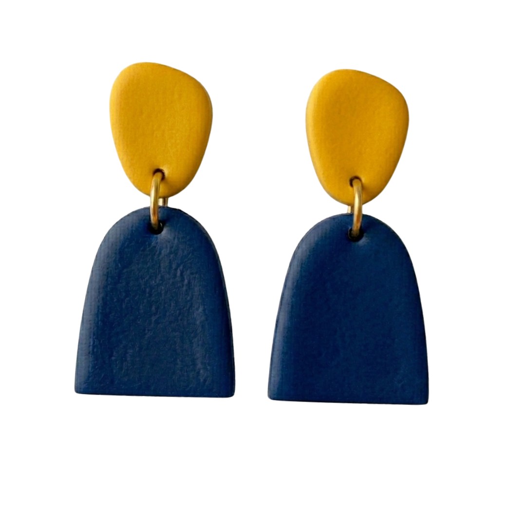 Navy + Yellow