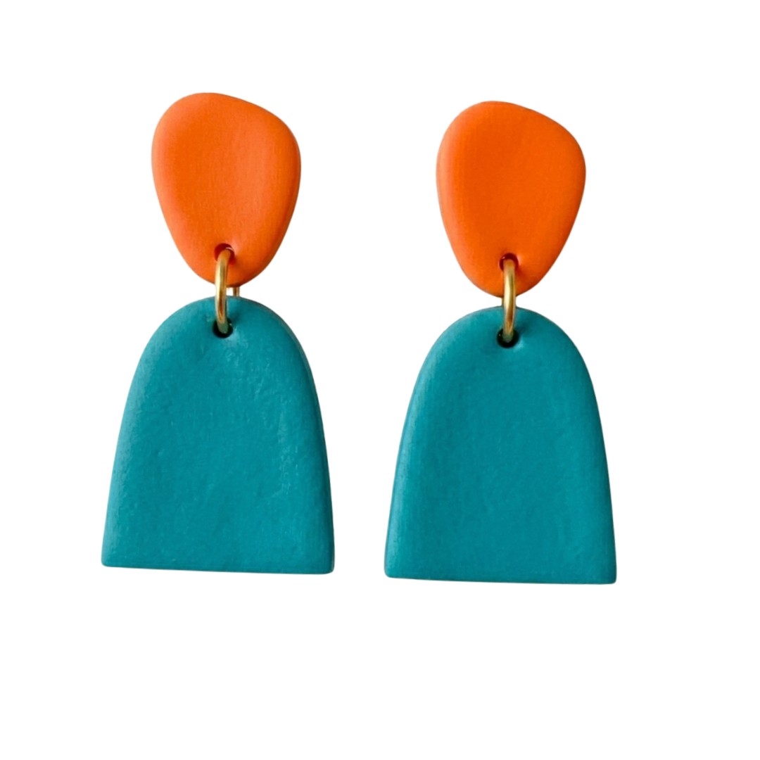 Mica — Aqua + Orange