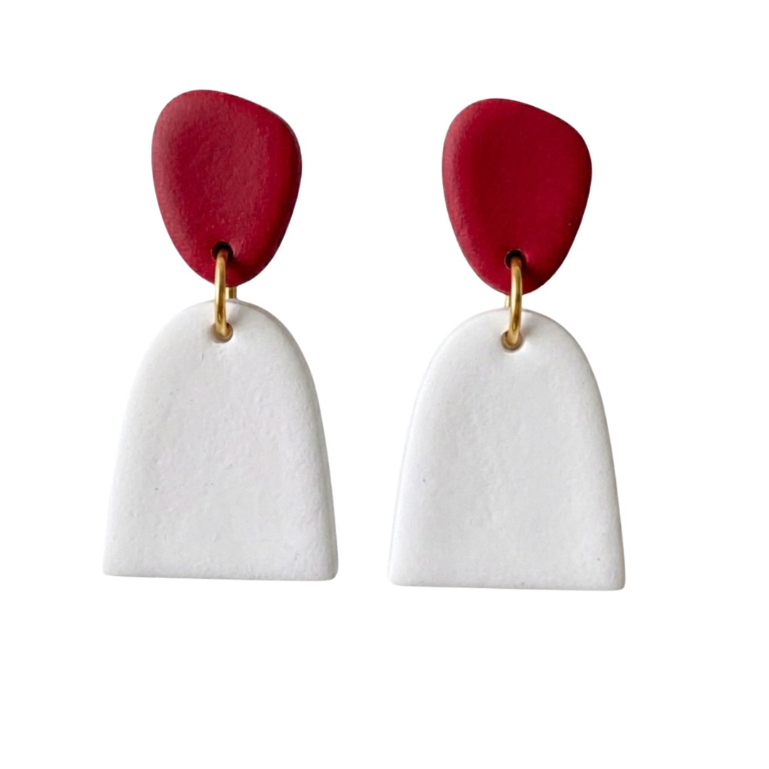 Cardinal Red + White