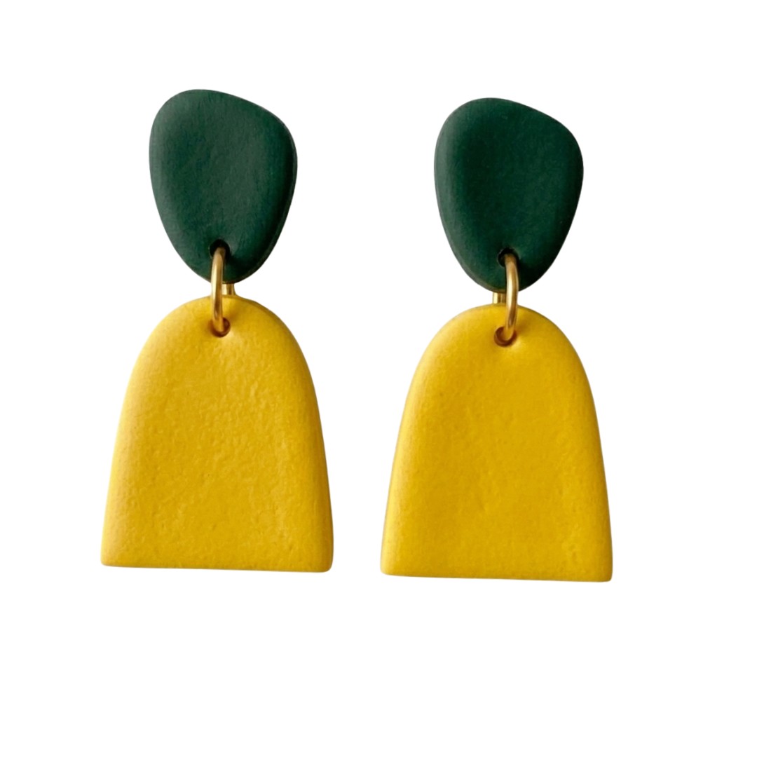 Forest Green + Yellow