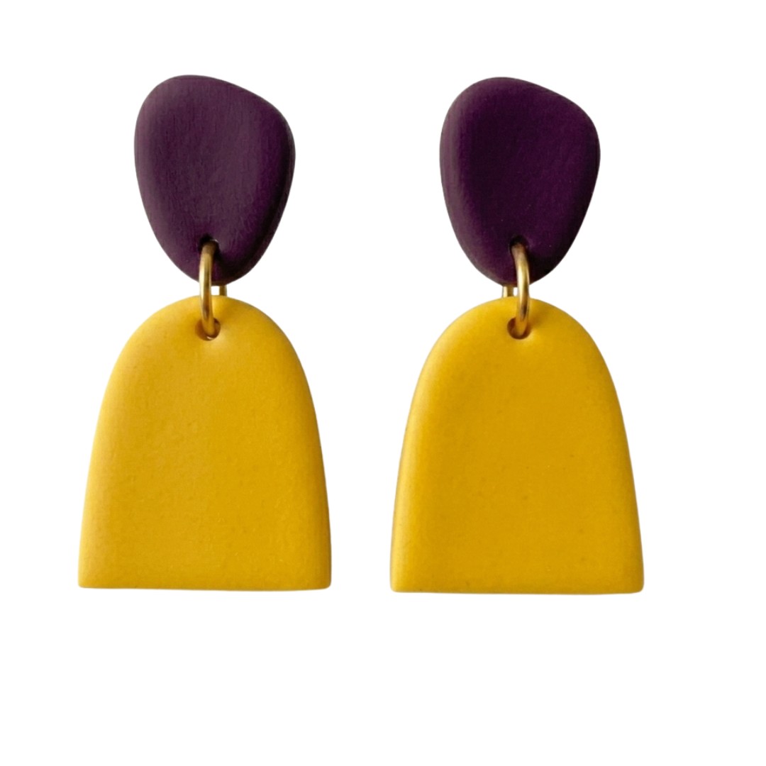 Purple + Yellow