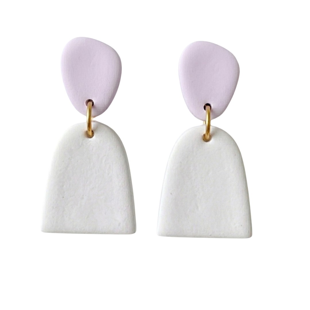 Lavender and White