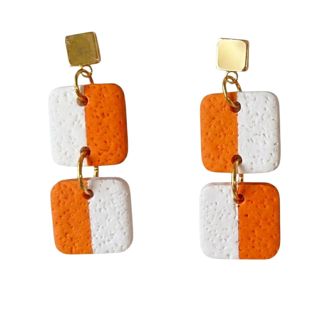 Orange + White