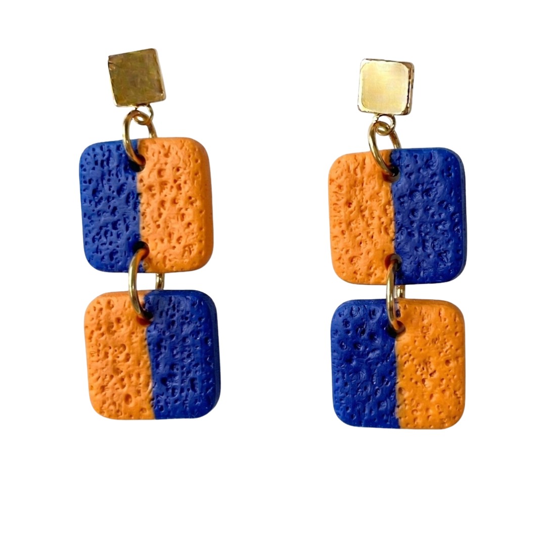 Ultramarine Blue + Orange