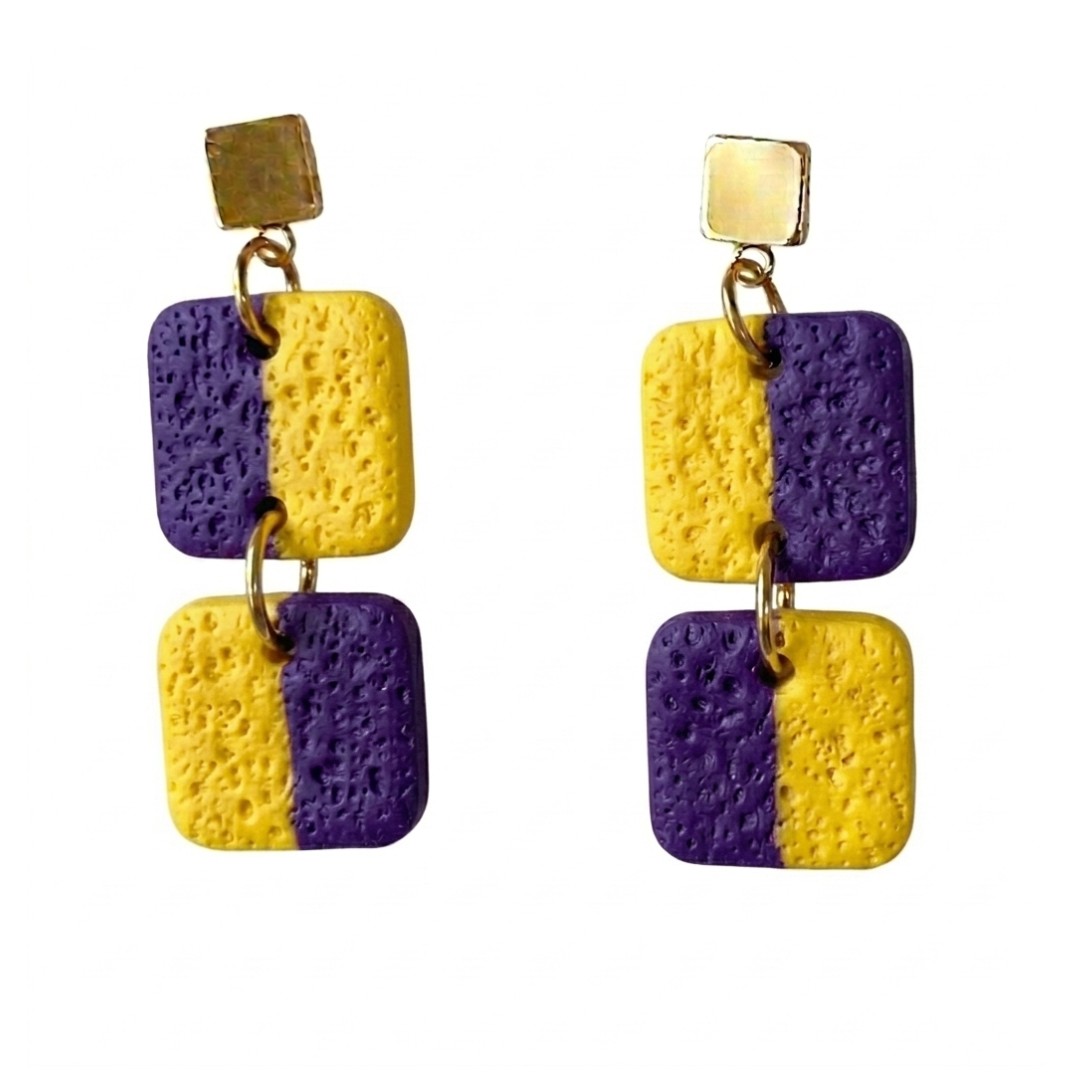 Purple + Yellow