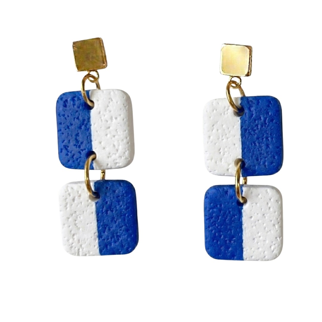 Royal Blue + White