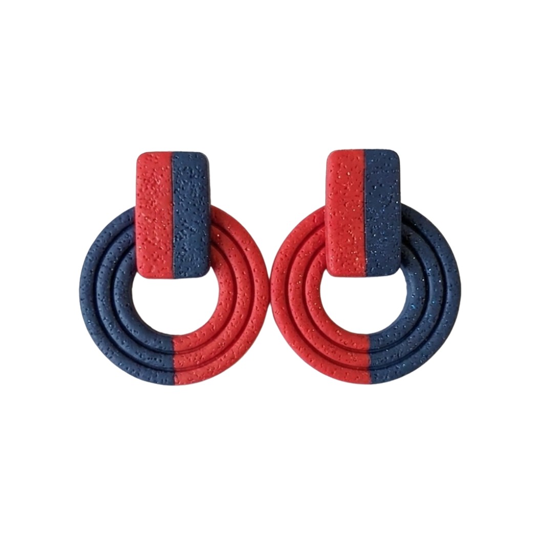 Navy and Red