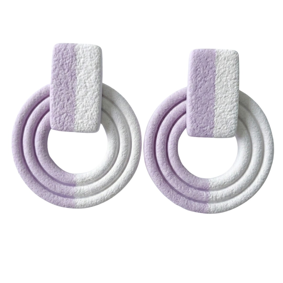 Lavender and White