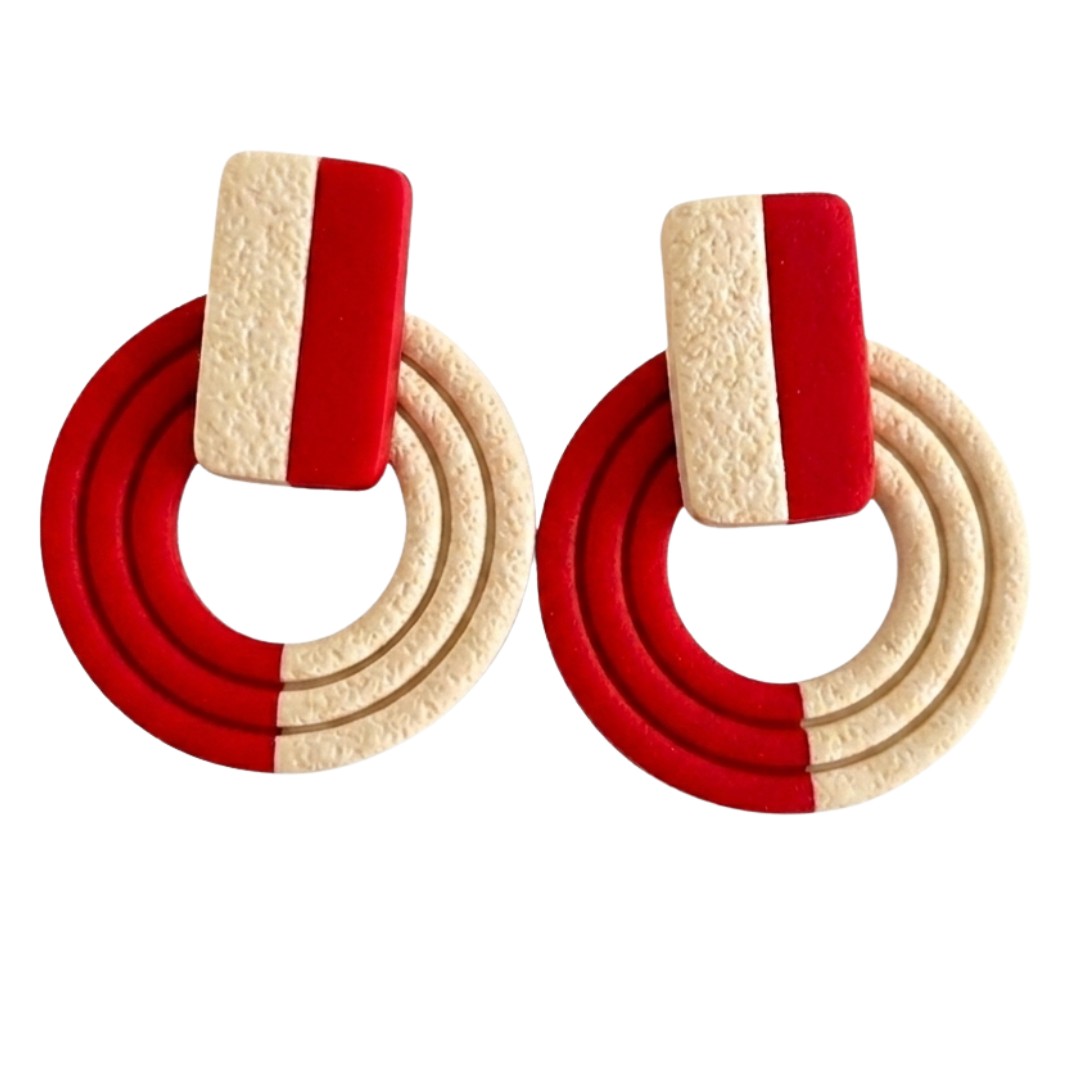 Ivory and Red