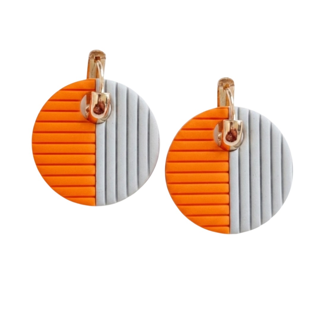 Grey + Orange