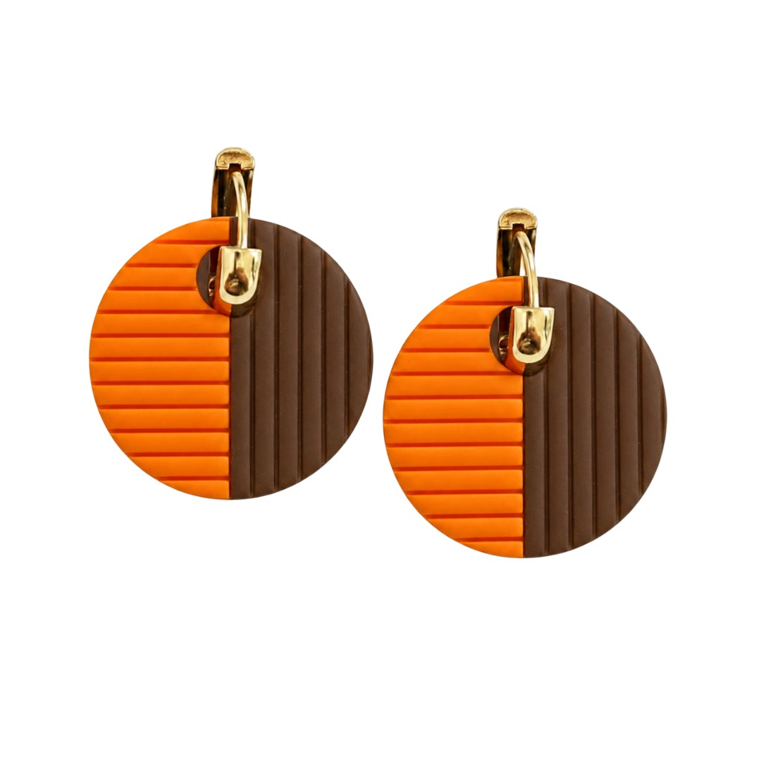 Orange and Brown