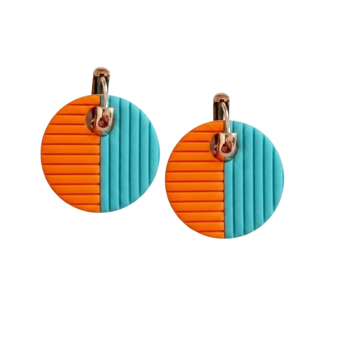Odette — Aqua and Orange