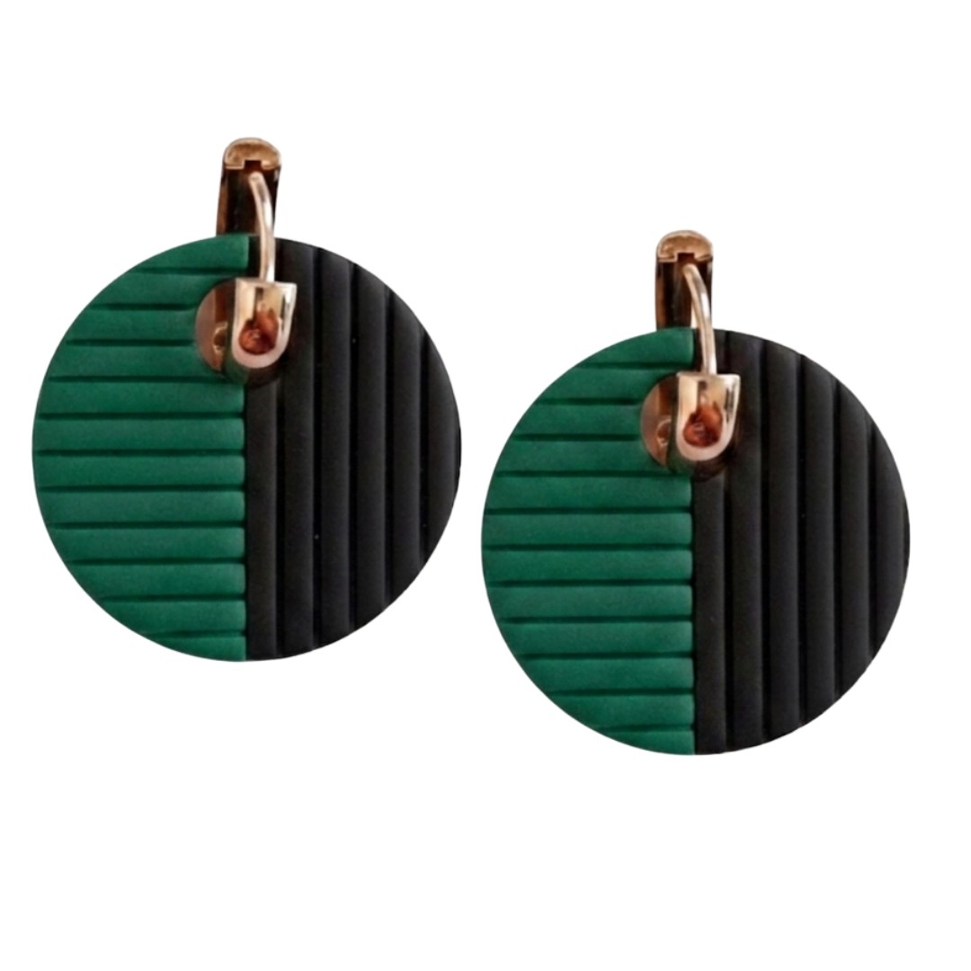 Forest Green and Black