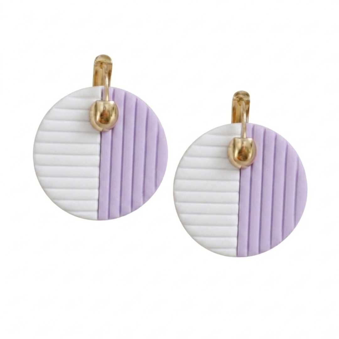 Lavender and White
