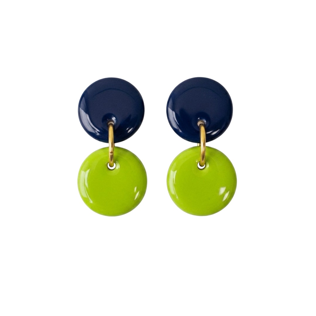 Navy and Victory Green