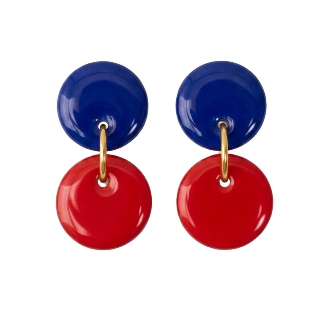 Royal Blue and Red