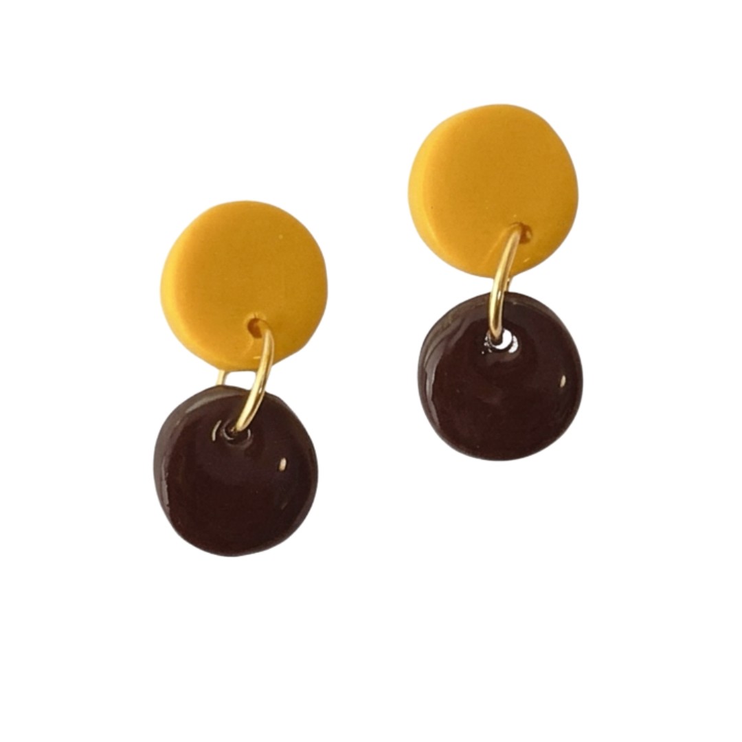 Brown and Yellow