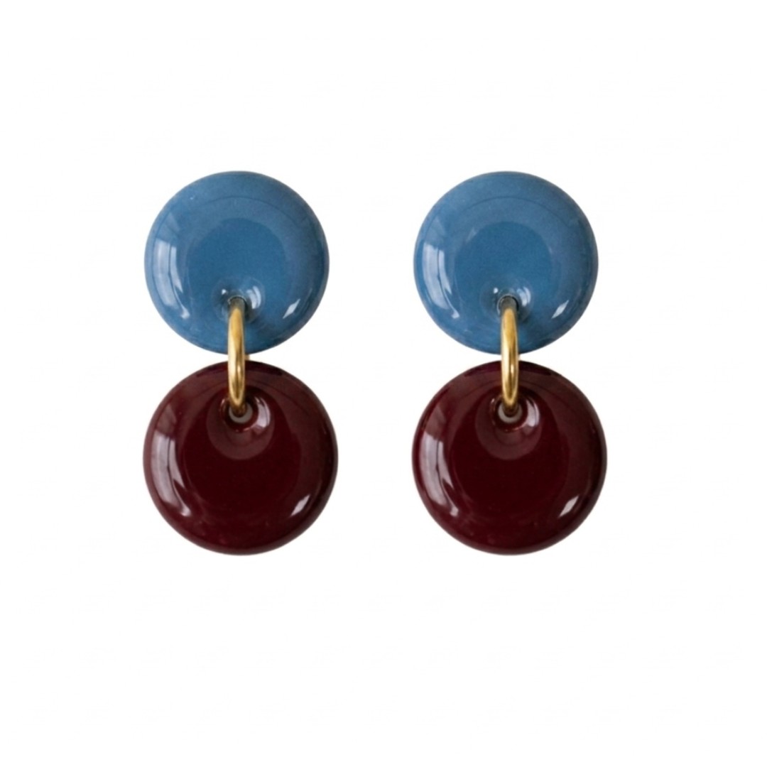 Bluestone and Maroon