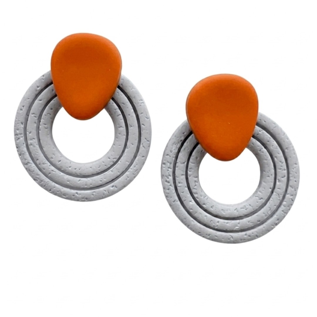 Grey + Orange