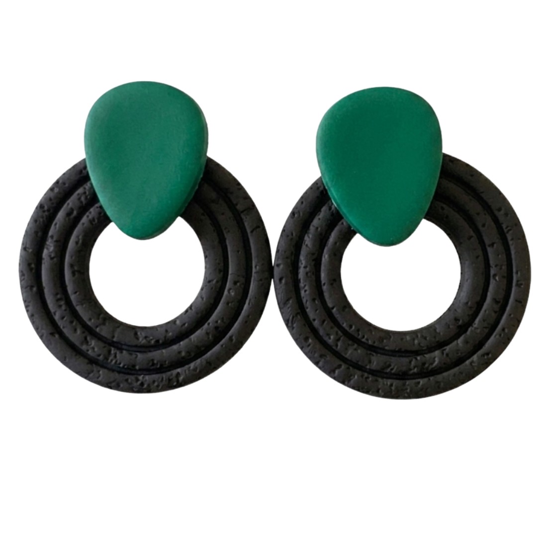 Forest Green and Black