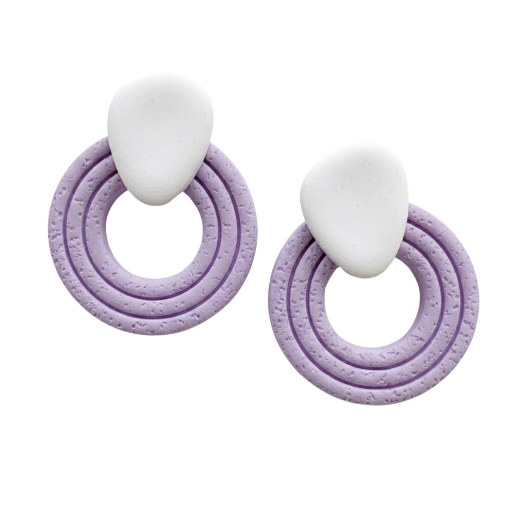 Lavender and White