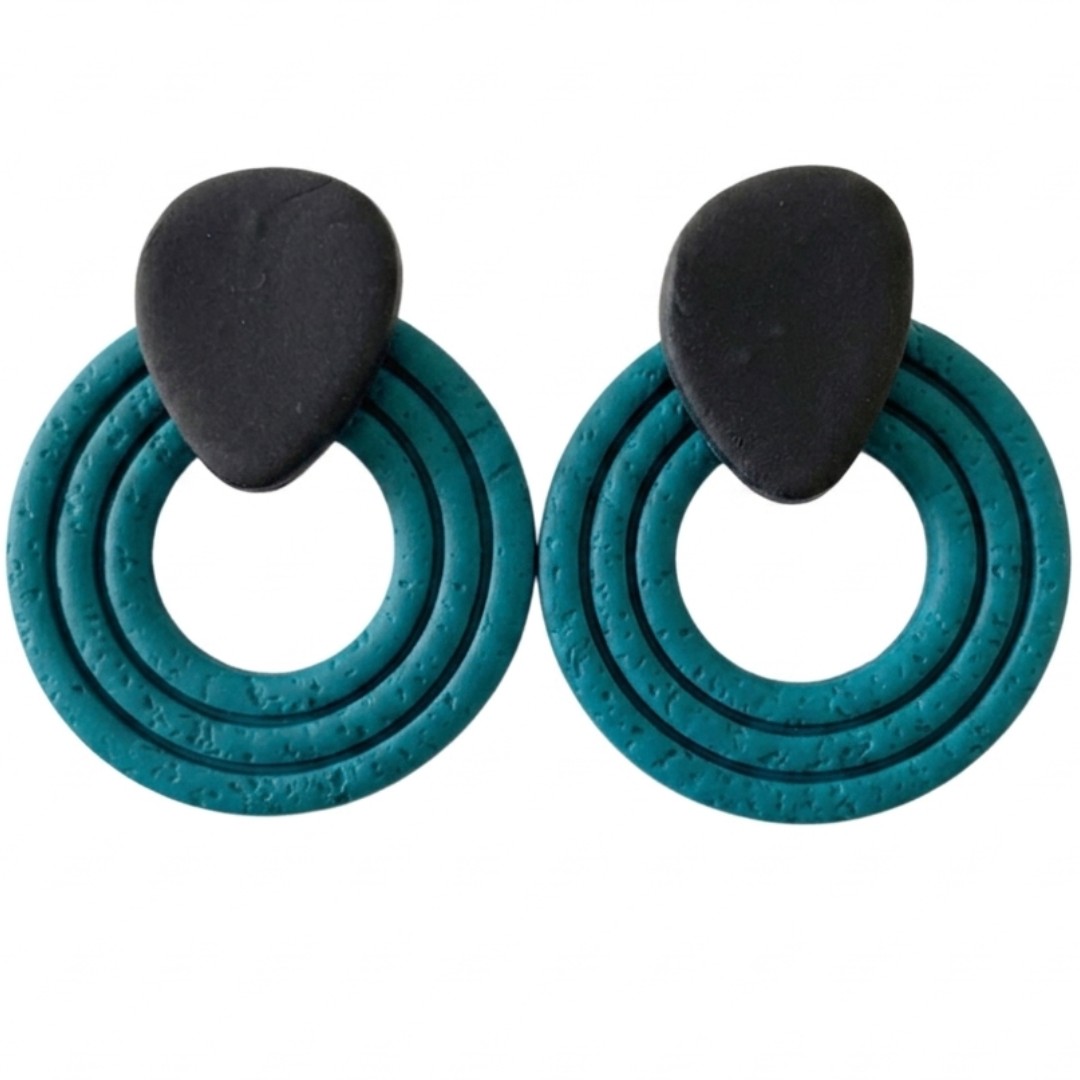 Teal and Black
