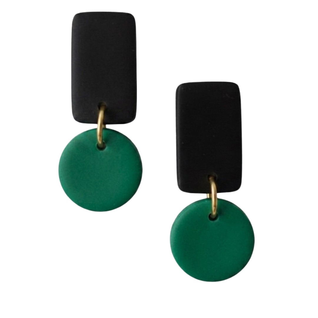 Forest Green and Black