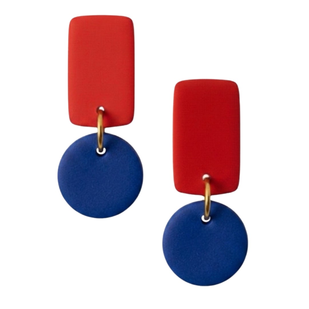 Royal Blue and Red