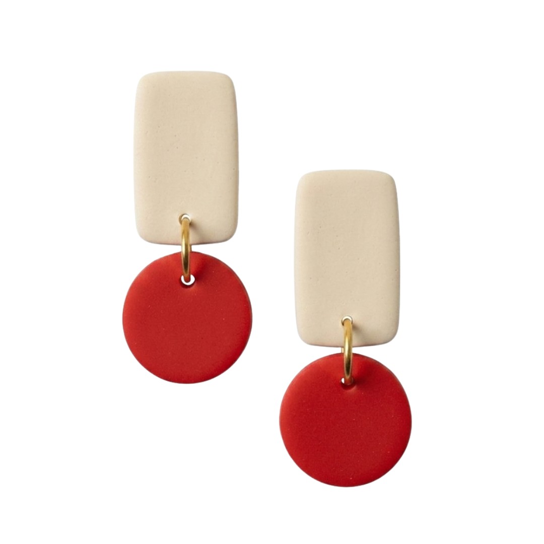 Ivory and Red