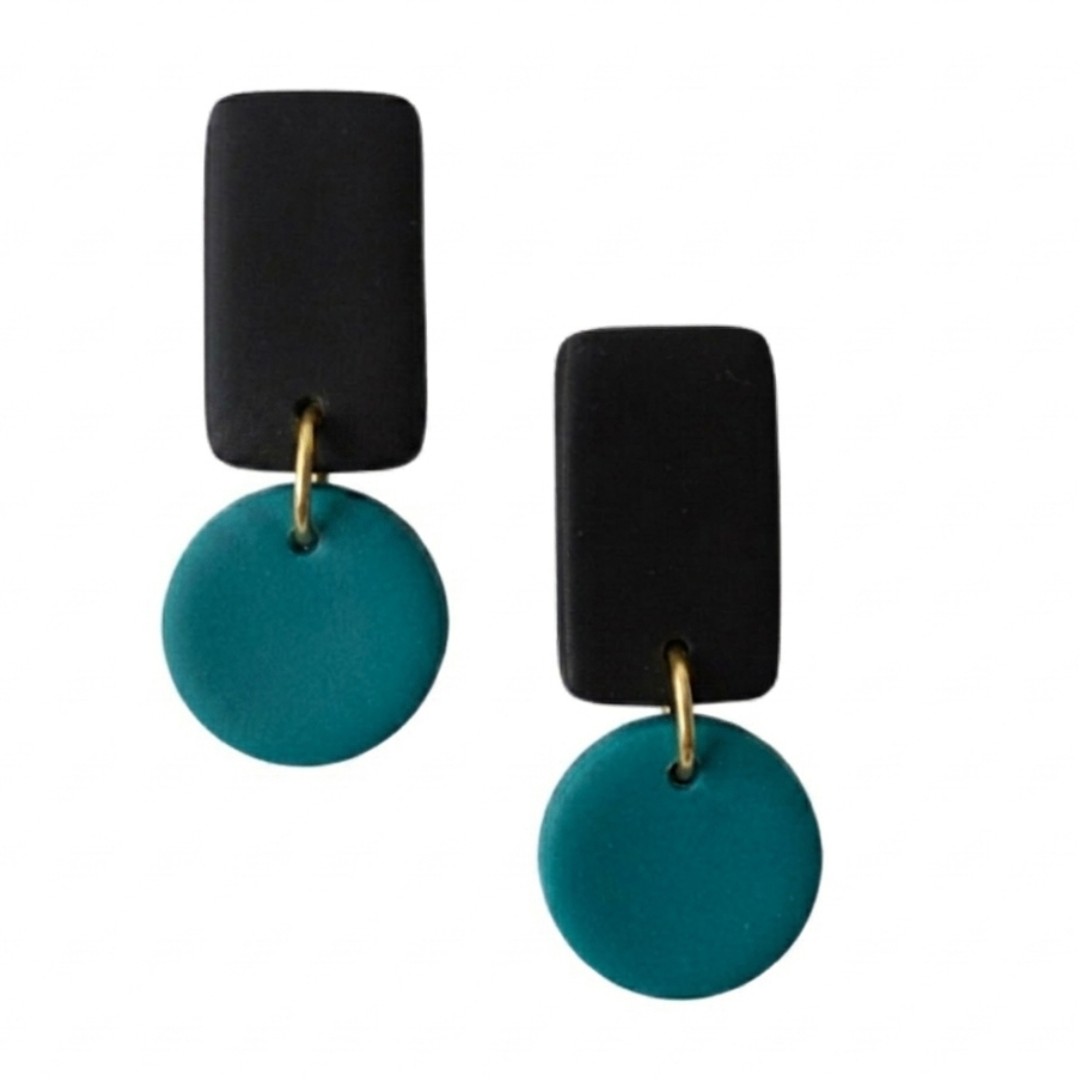 Teal and Black