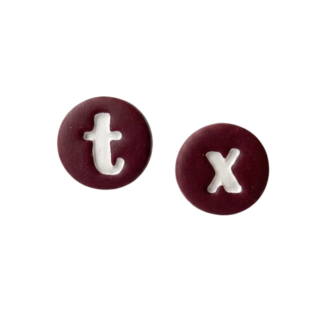 White and Maroon