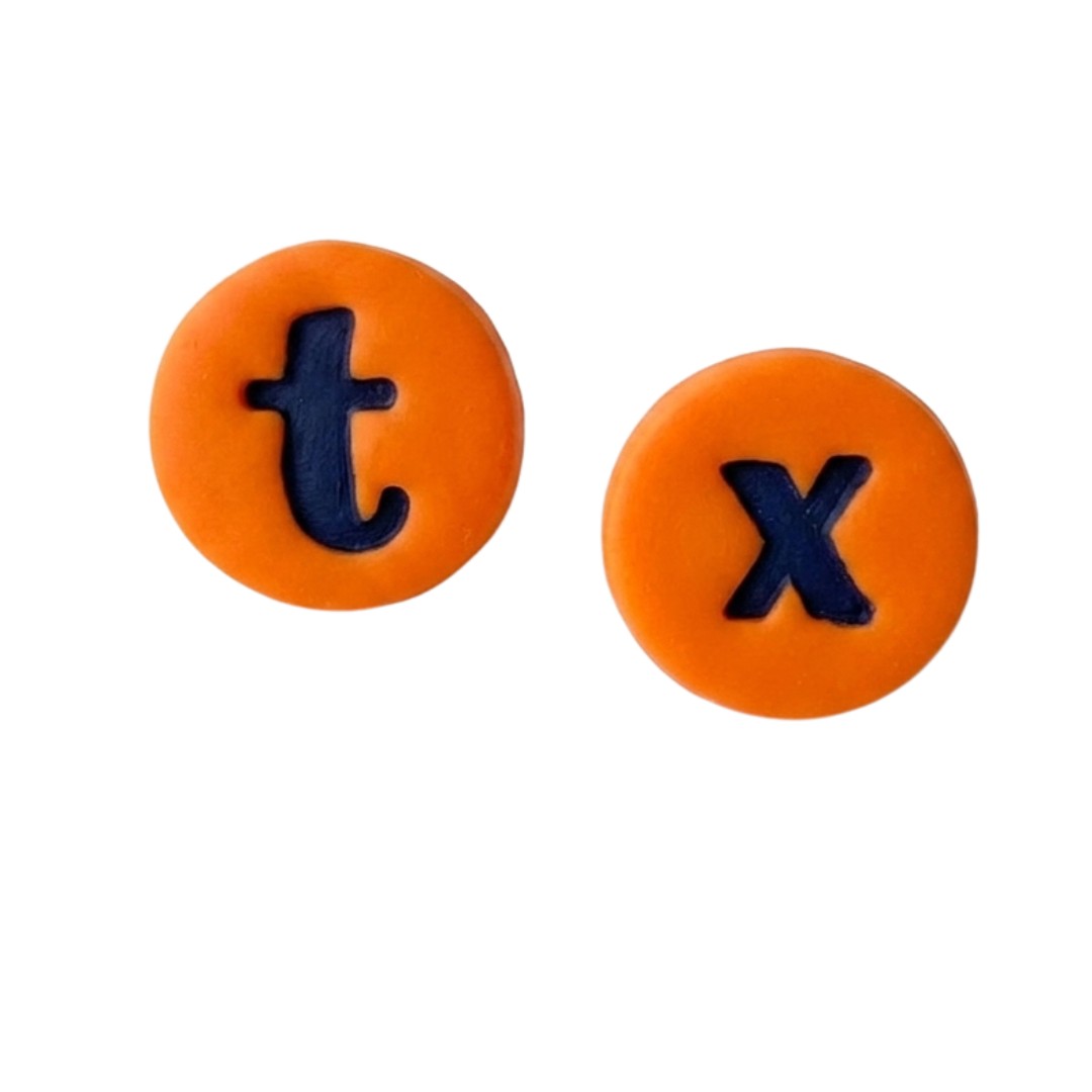Navy and Orange
