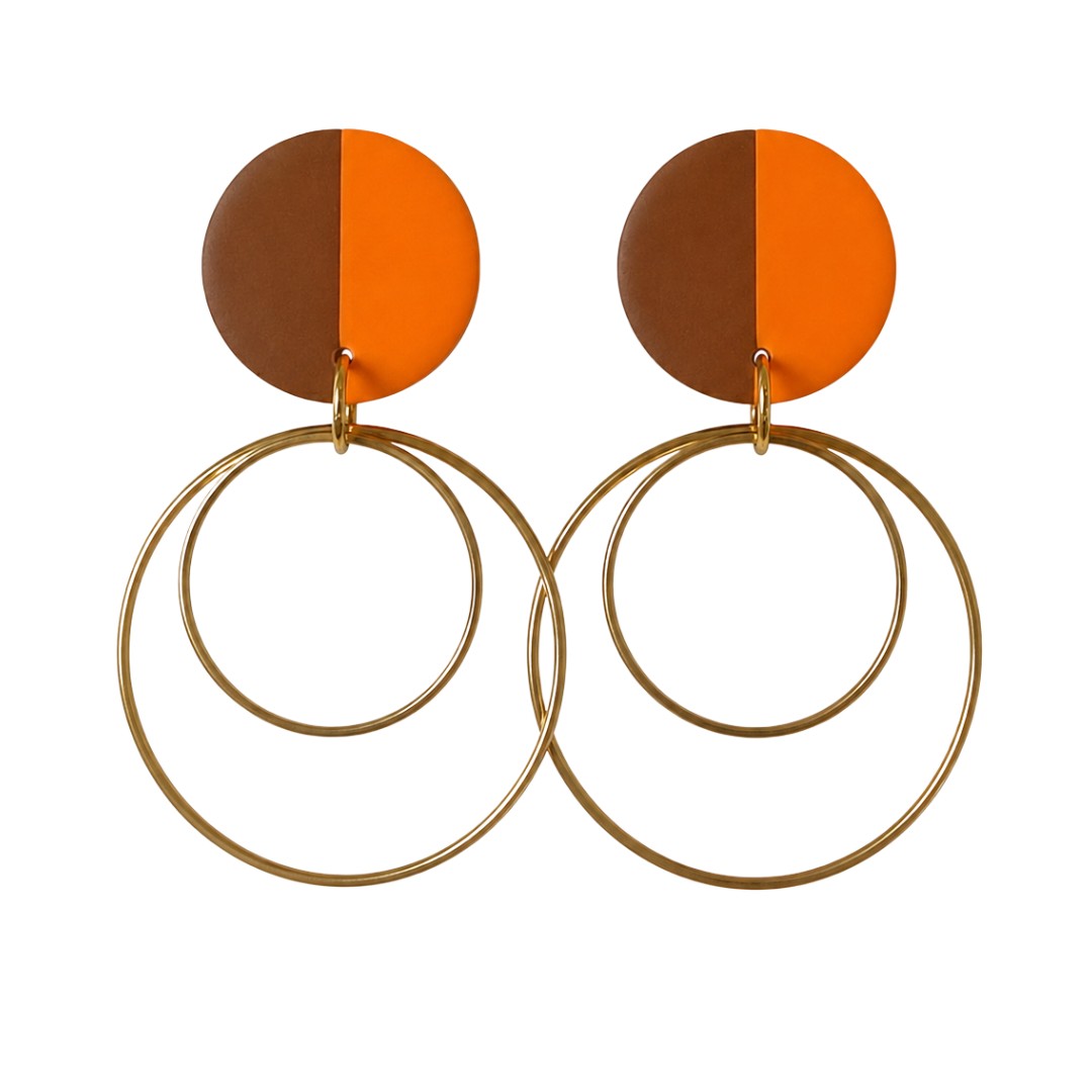 Orange and Brown