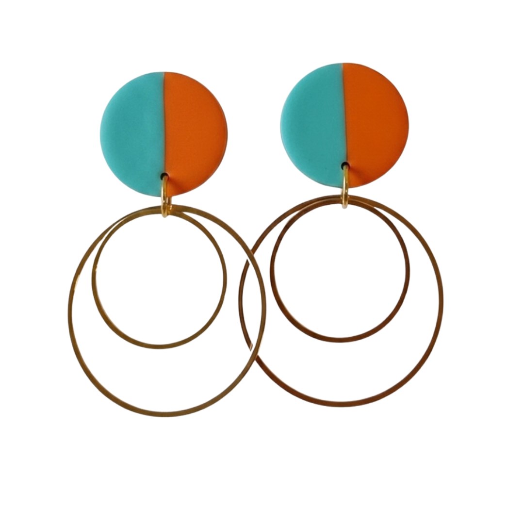 Willa — Aqua and Orange