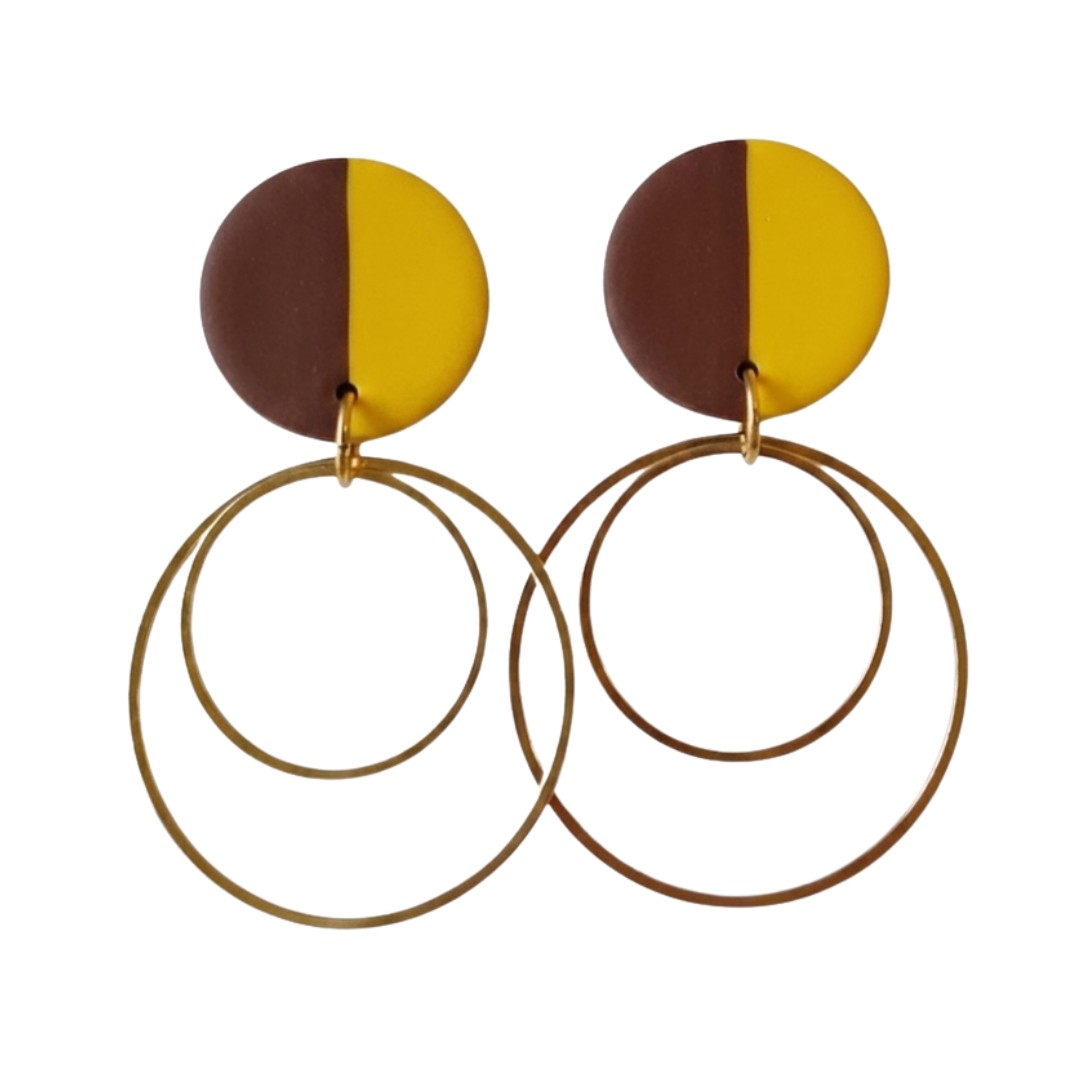 Brown and Yellow