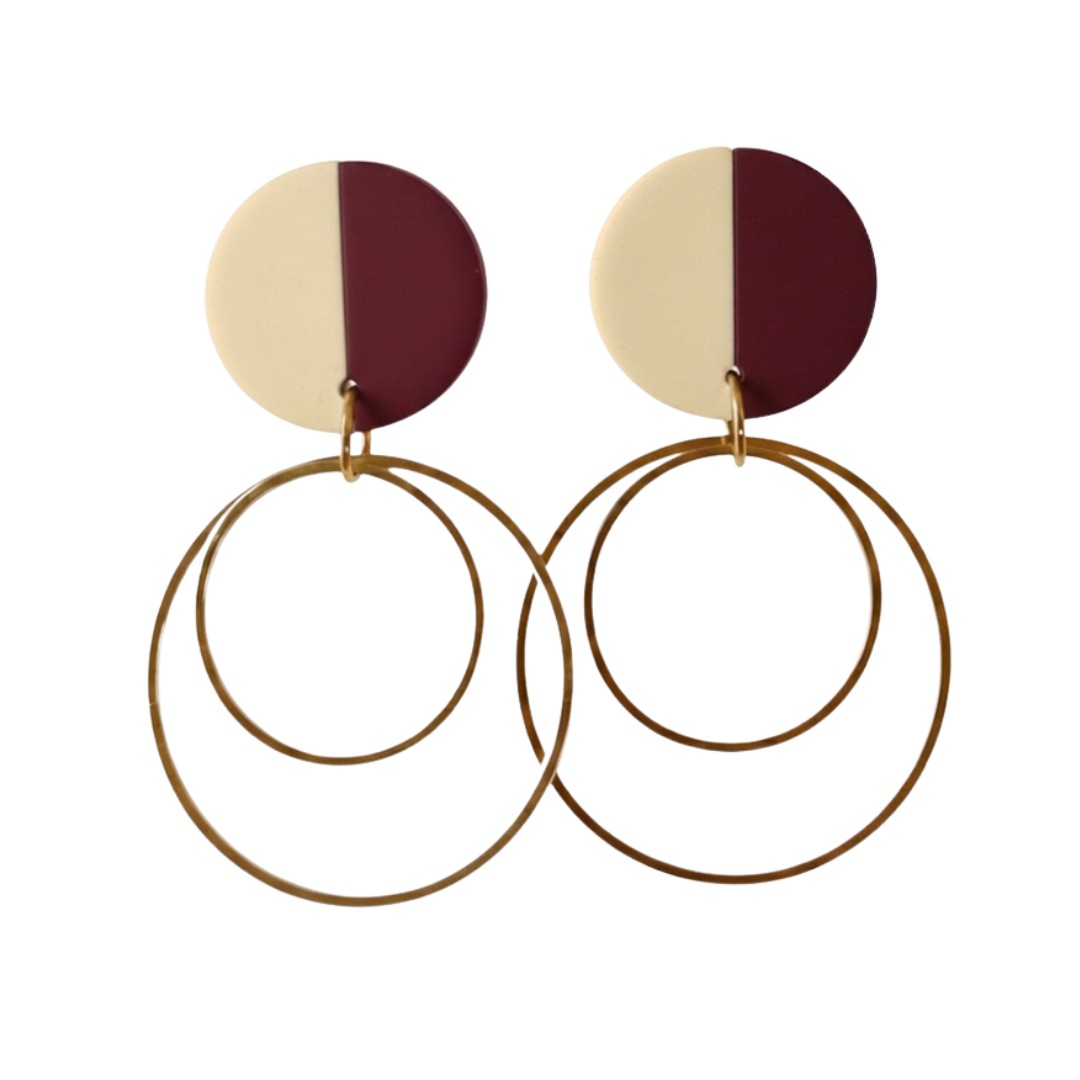 Ivory and Garnet