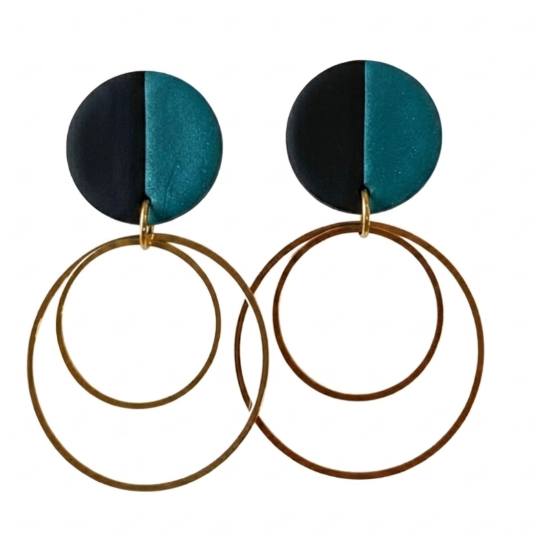Teal and Black
