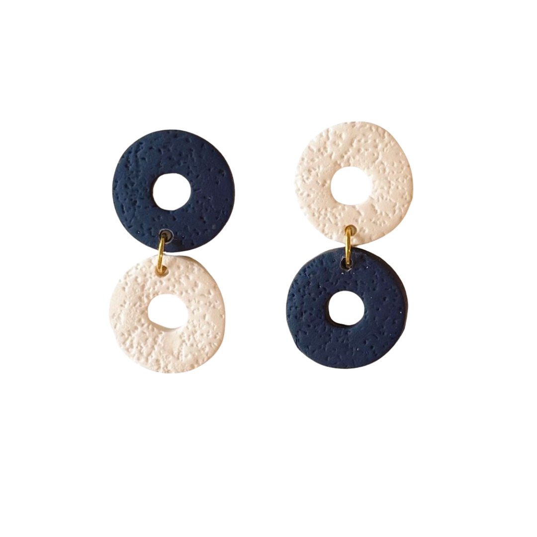 Sadie — Navy and White