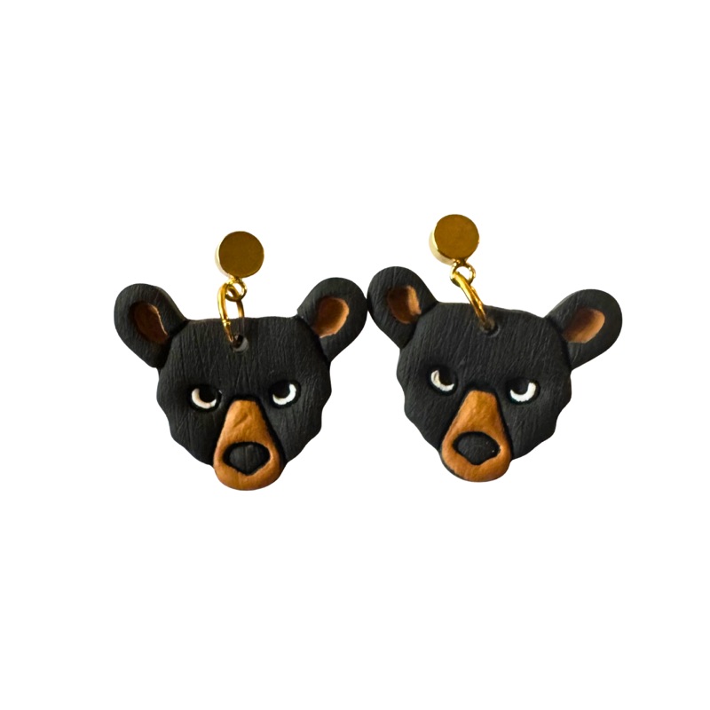 Black Bear Earrings — Default