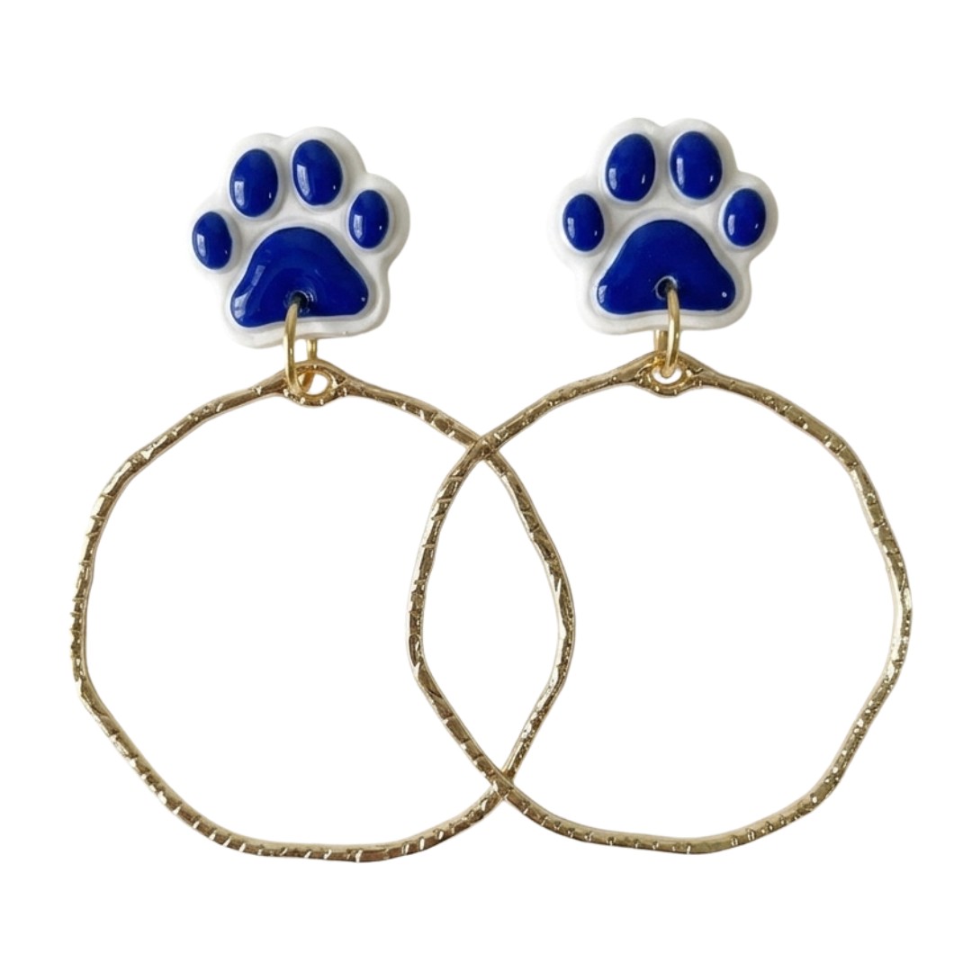 Royal Blue + White